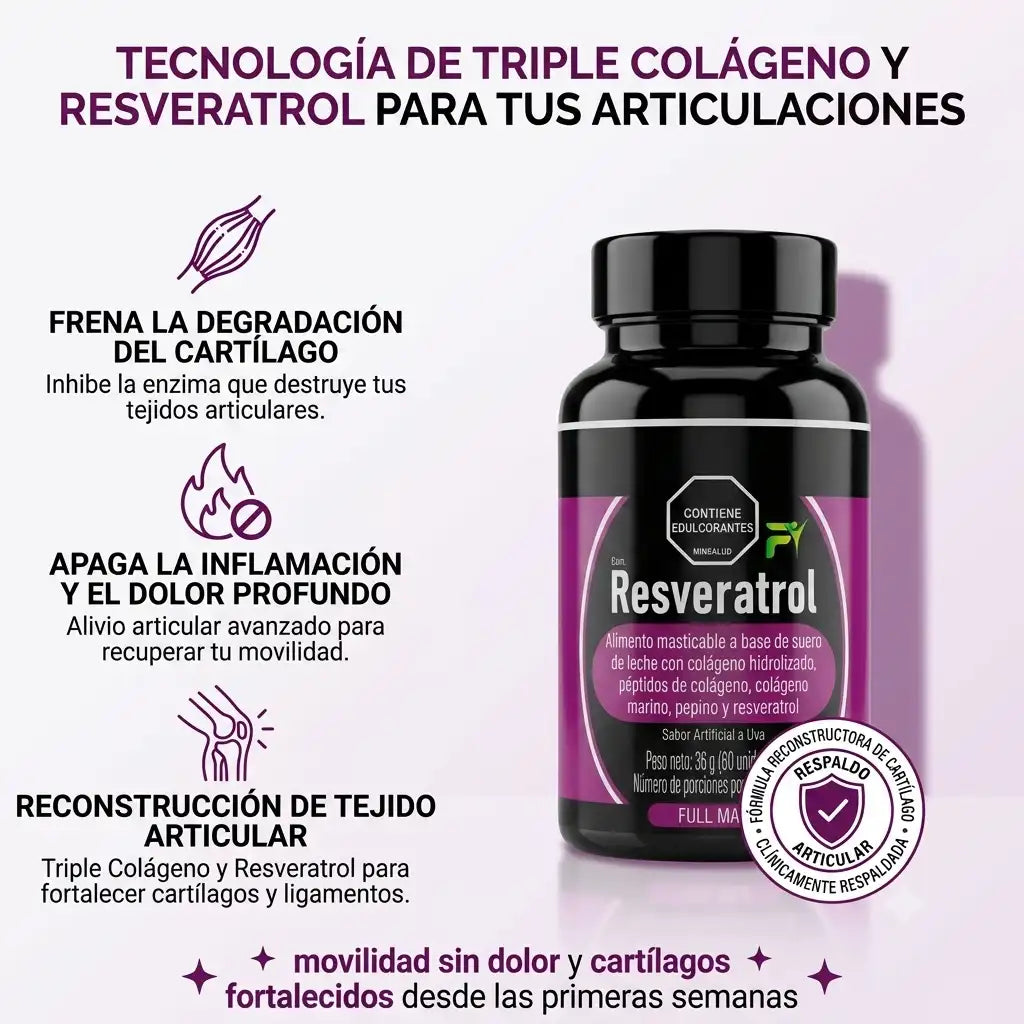 Resveratrol con Péptidos Activos