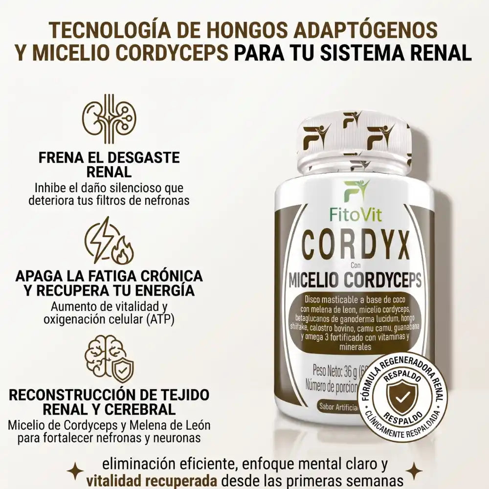 CORDYX: la fórmula avanzada medicinal