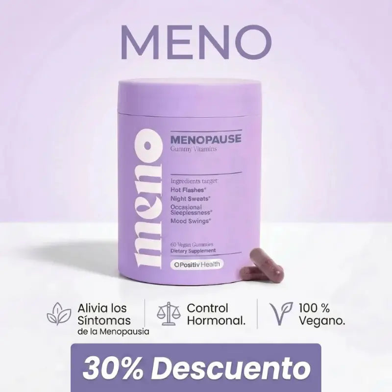 Apaga los sofocos en 15 dias con MENO 🌸