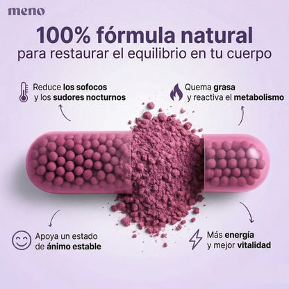 Mujer recupera el control de tu cuerpo, tu figura y tus noches de sueño con MENO