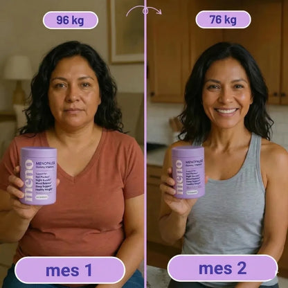 Mujer recupera el control de tu cuerpo, tu figura y tus noches de sueño con MENO