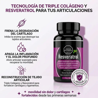 Resveratrol con Péptidos Activos